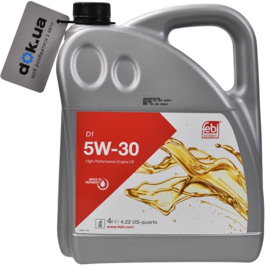 Febi D1 5W-30 (4 л) моторное масло