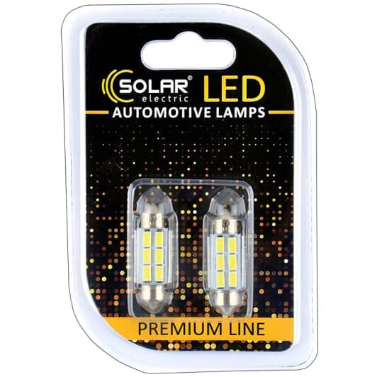 Автолампа Solar T11x36 SV8,5 sl1360