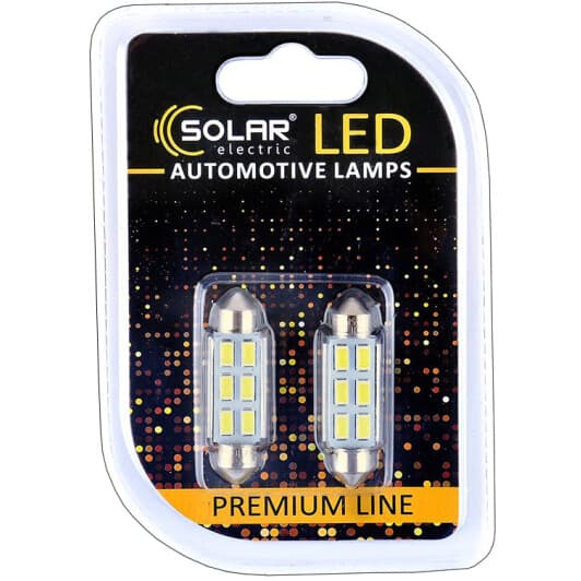 Автолампа Solar T11x41 SV8,5 sl1361