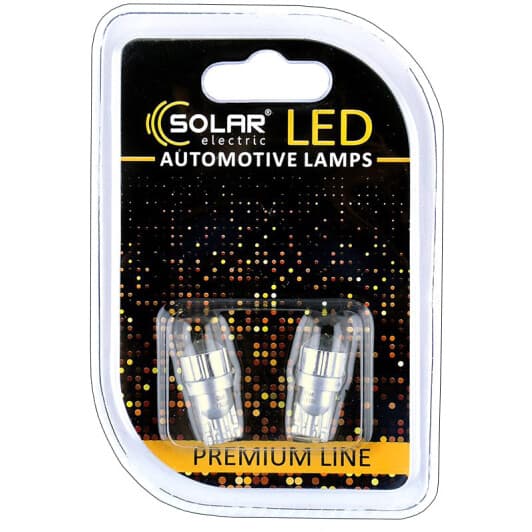 Автолампа Solar T10 W2,1x9,5d sl1343