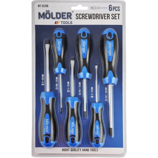 Набір викруток Molder MT32206 6 шт.
