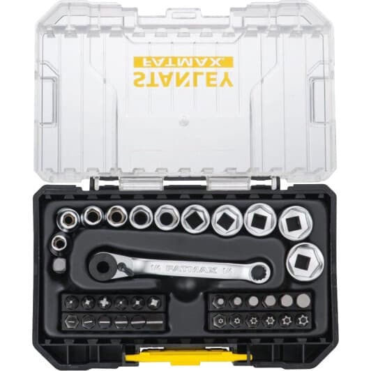 Набір бит та торцевих головок з тріскачкою Stanley FatMax FMMT191010 22 шт.