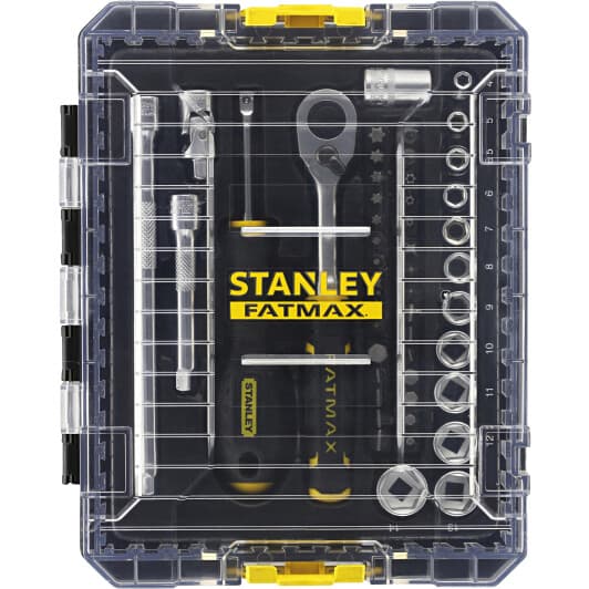 Набір бит та торцевих головок з тріскачкою Stanley FatMax FMMT98101-0 30 шт.