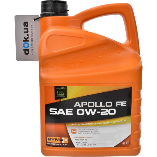 Rymax Apollo FE 0W-20 (4 л) моторное масло