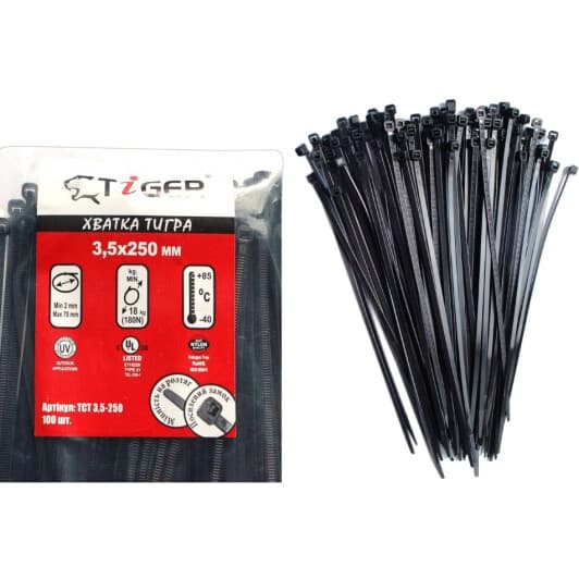 Набор стяжек Tiger 27475