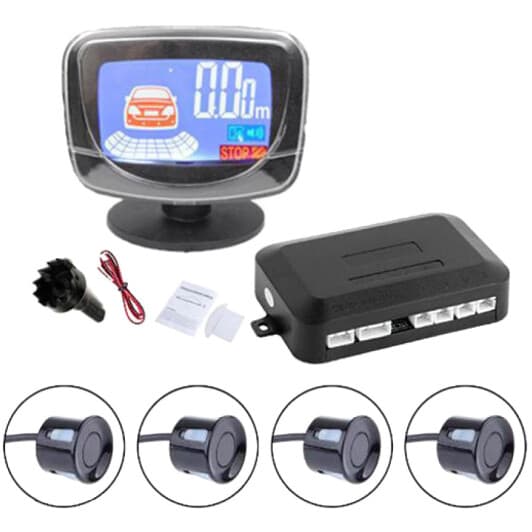 Парктронік Idial D-065-4 з чорними датчиками 4 шт.