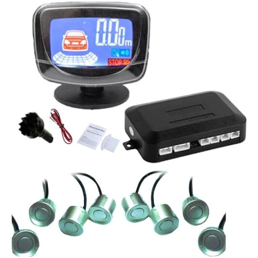 Парктронік Idial D-069-8 сріблясті датчики 8 шт.