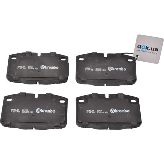 P 59 005 Brembo Тормозные колодки