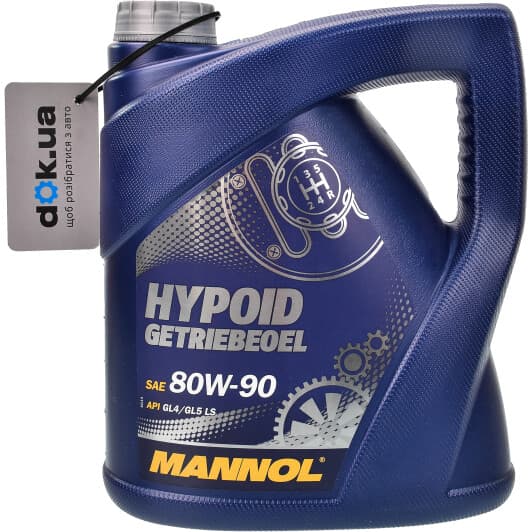 Трансмиссионное масло Mannol Hypoid Getriebeoel MT-1 80W-90 минеральное
