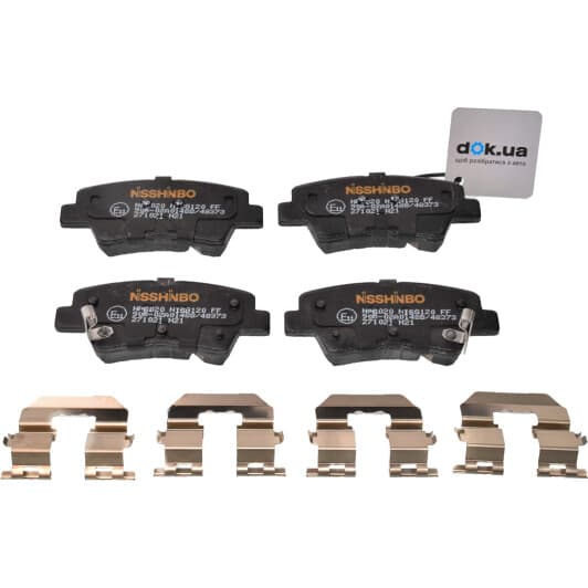 NP6020 Nisshinbo Тормозные колодки