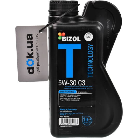 Bizol Technology C3 5W-30 (1 л) моторна олива