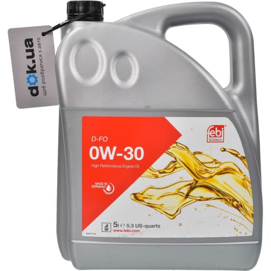Febi D-FO 0W-30 (5 л) моторна олива