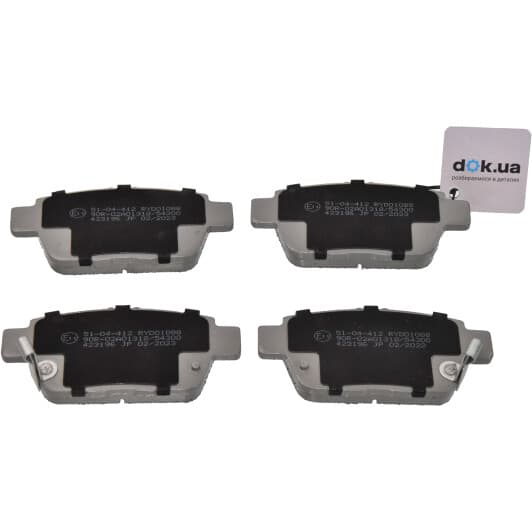 51-04-412 Ashika Тормозные колодки