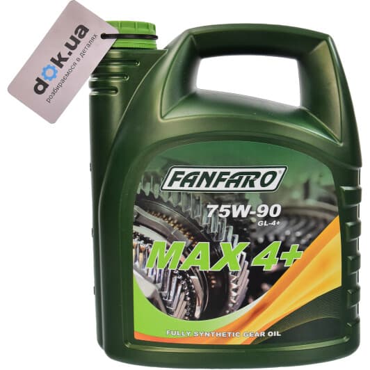 Трансмиссионное масло Fanfaro Max 4+ GL-4+ 75W-90 синтетическое