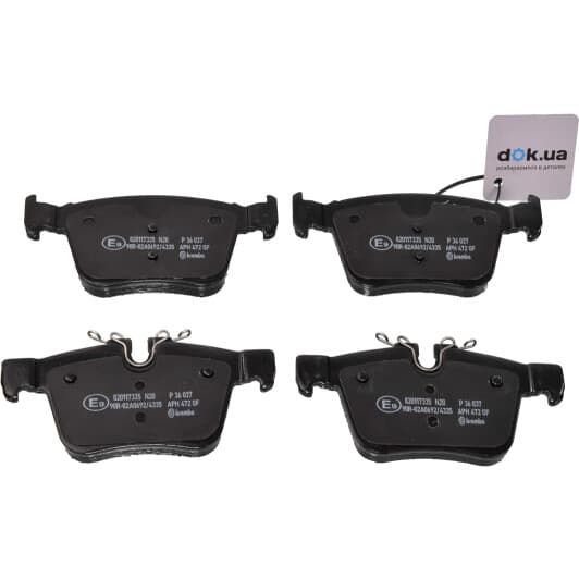 p36037 Brembo Тормозные колодки для Jaguar I-PACE