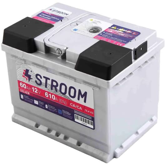 Акумулятор Stroom 6 CT-60-R Silver SM060-SA0