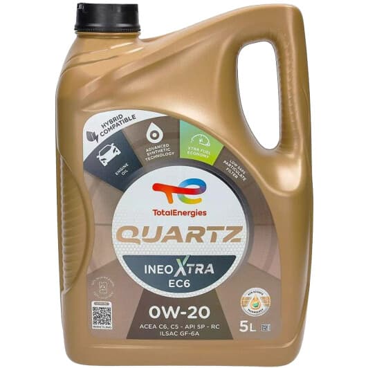 Total Quartz Ineo Xtra EC6 0W-20 (5 л) моторное масло