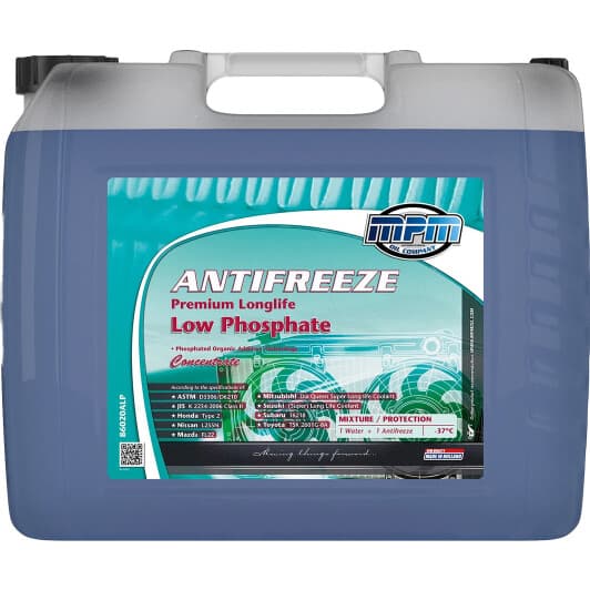 MPM Low Phosphate синій 20 л (86020ALP) концентрат антифризу