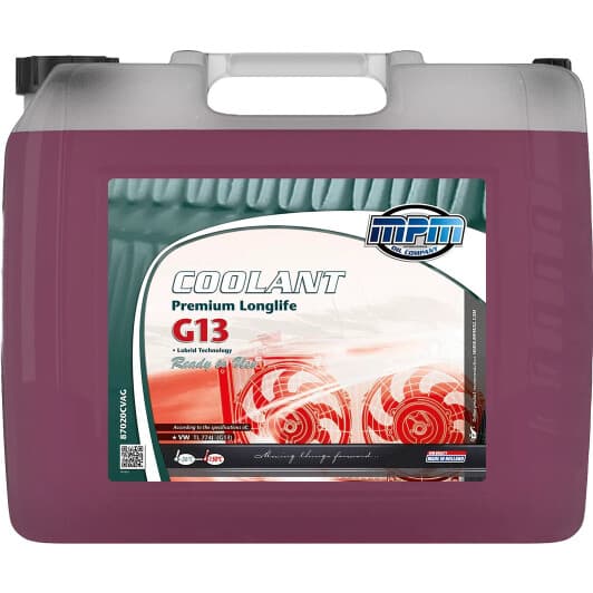 MPM Premium Long Life G13 красный -36 °C, 20 л (87020CVAG) готовый антифриз