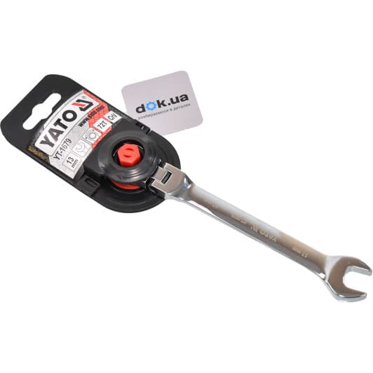 Ключ тріскачка комбінований Yato YT1679 I-подібний 13 мм з шарніром