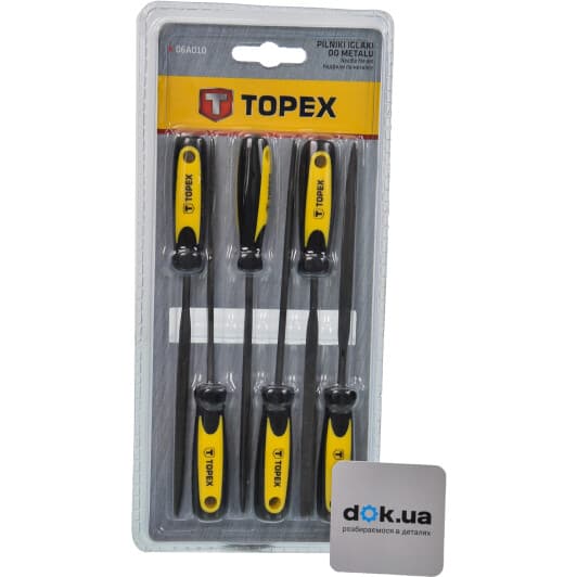 Набір надфілів Topex 06A010 6 шт.