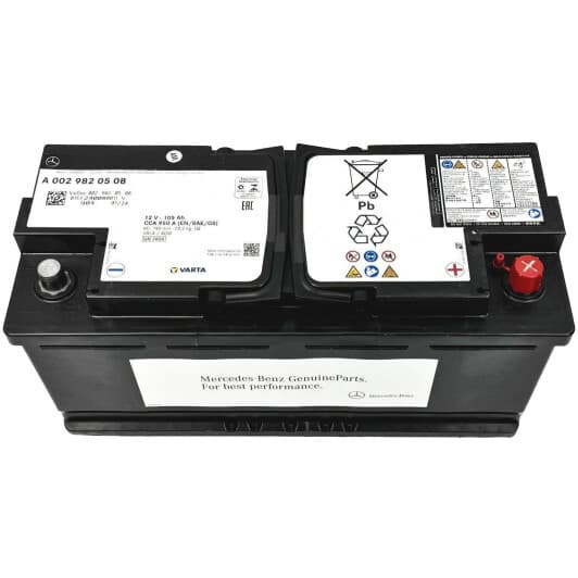 Аккумулятор Mercedes-Benz / Smart 6 CT-105-R A002982050826