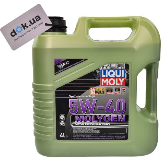 Liqui Moly Molygen New Generation 5W-40 (4 л) моторна олива