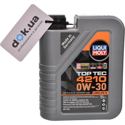 Liqui Moly Top Tec 4210 0W-30 (1 л) моторна олива
