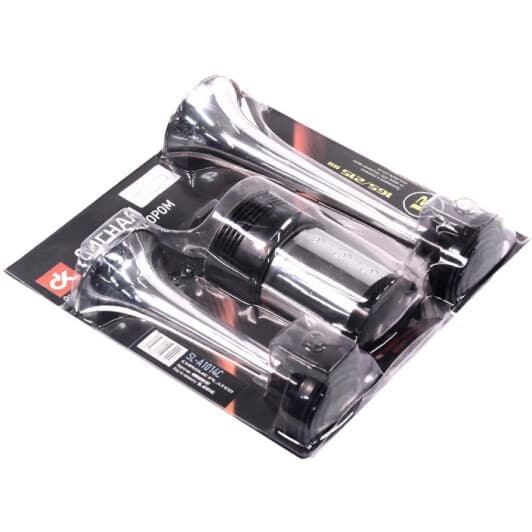 Клаксон Дорожная Карта SL-A1014C "дудка" 12 В (2 дудки)