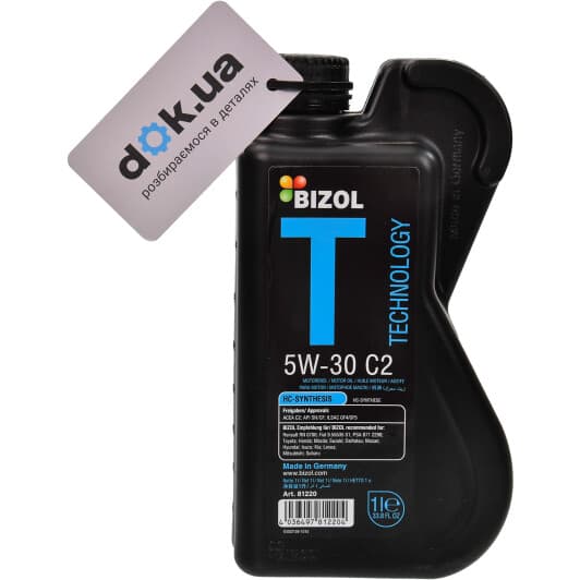 Bizol Technology C2 5W-30 (1 л) моторное масло