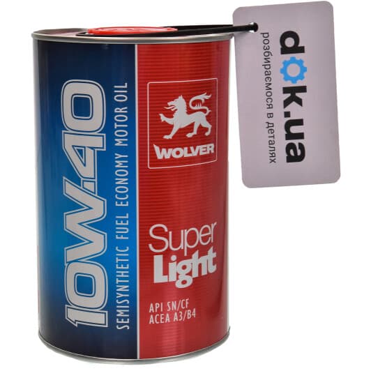Wolver Super Light 10W-40 (1 л) моторное масло