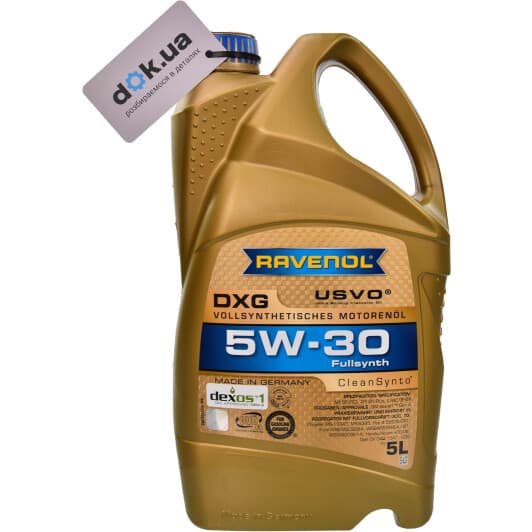 Ravenol DXG 5W-30 (5 л) моторна олива