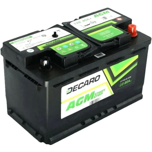 Аккумулятор DECARO 6 CT-80-R AGM 6800AGM