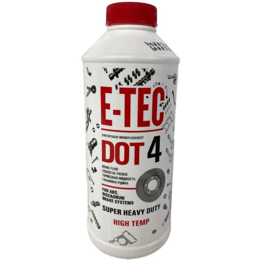 E-tec DOT 4 ABS, ESP, тормозная жидкость