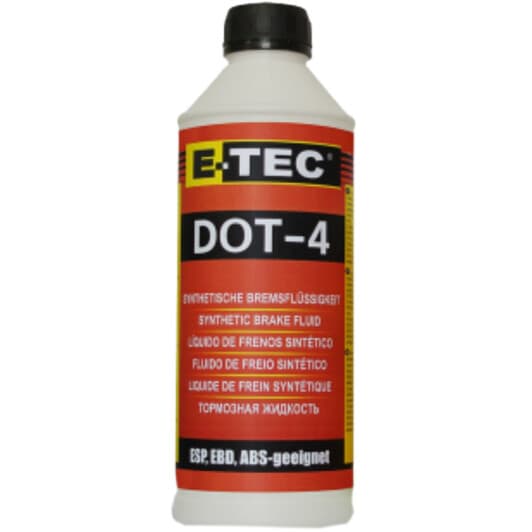 Гальмівна рідина E-TEC DOT 4 ESP пластик