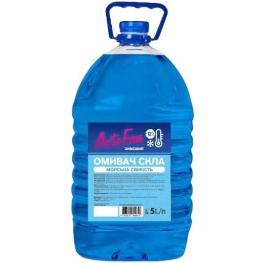 Омыватель стекла AvtoFan зимний -12°С морская свежесть (5 л)
