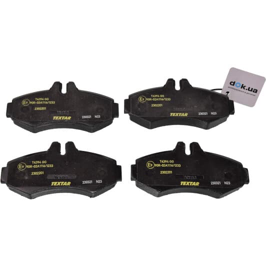 2302001 Textar Гальмівні колодки