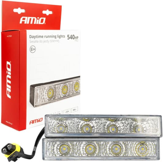 Комплект додаткових LED фар Amio DRL-540HP PRO 01528 6 W 2 шт.
