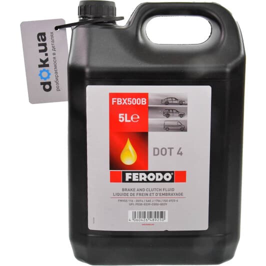 Тормозная жидкость Ferodo Synthetic DOT 4 пластик