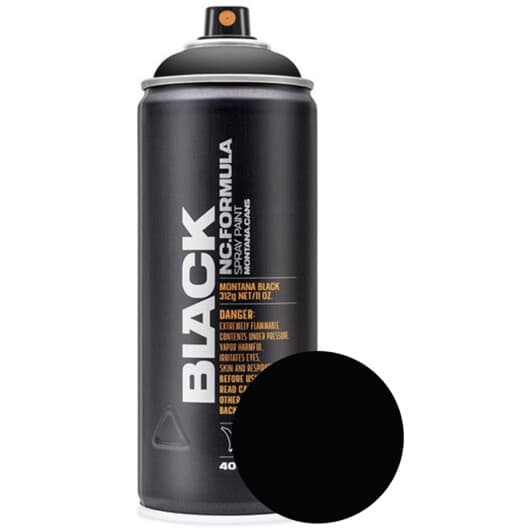 Аэрозольная краска Montana Black #030506 матовая 400 мл