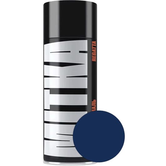 Аерозольна фарба Mitka Regatta синій металік 50343 глянсова 150 мл