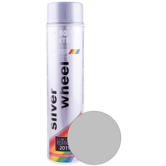 Аерозольна фарба Motip Limited Edition Wheel Silver Silver глянсова 600 мл