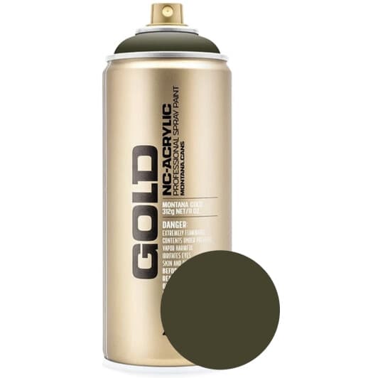 Аэрозольная краска Montana Gold NC-Acrylic Nato #46432B матовая 400 мл