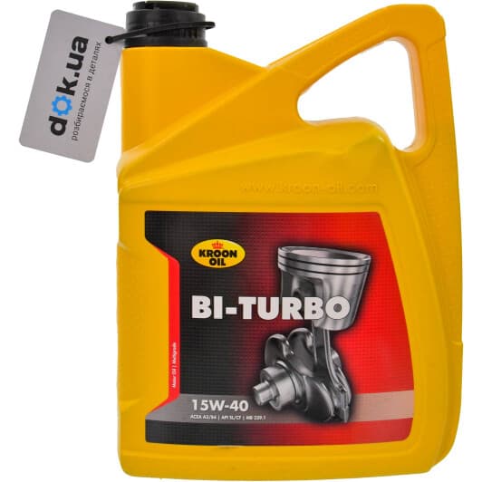 Kroon Oil Bi-Turbo 15W-40 (5 л) моторна олива