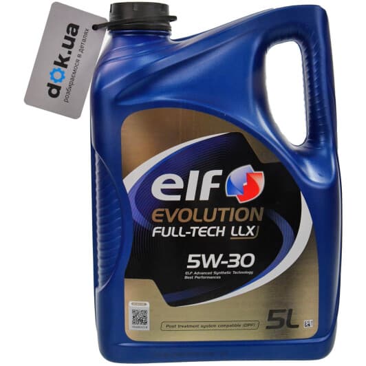 Elf Evolution Full-Tech LLX 5W-30 (5 л) моторное масло