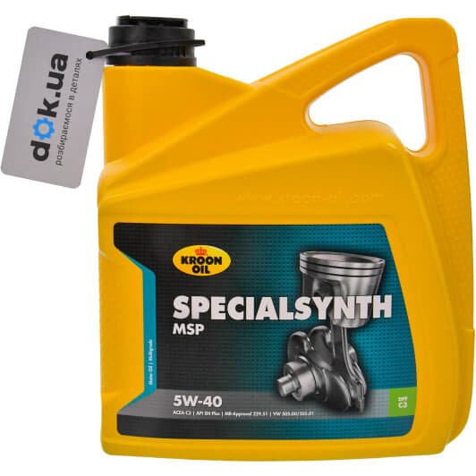 Kroon Oil Specialsynth MSP 5W-40 (4 л) моторное масло