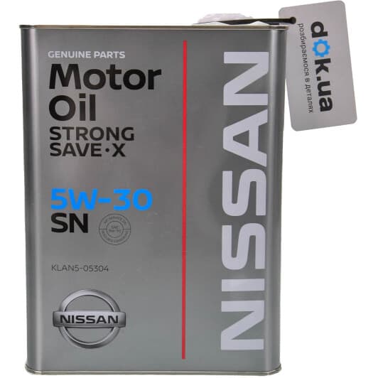 Nissan Strong Save X 5W-30 (4 л) моторное масло