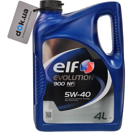 Elf Evolution 900 NF 5W-40 (4 л) моторна олива