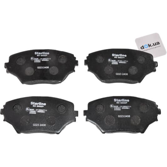 BD S832P Starline Тормозные колодки для Toyota RAV4