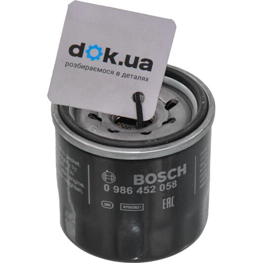 0 986 452 058 Bosch Оливний фільтр